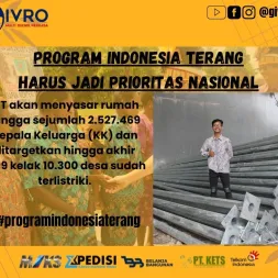 Program Indonesia Terang Harus Jadi Prioritas Nasional