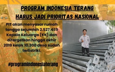 Program Indonesia Terang Harus Jadi Prioritas Nasional