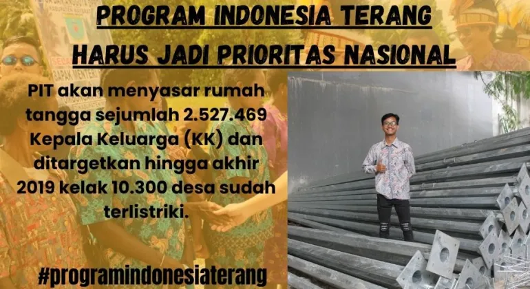 Program Indonesia Terang Harus Jadi Prioritas Nasional