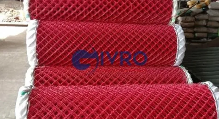 Jual Kawat Harmonika PVC Merah