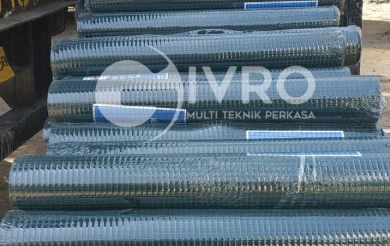 Pabrik Kawat Loket PVC Hijau