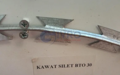 Karakteristik Kawat Silet BTO 30