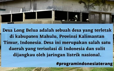 Indonesia Terang Harus Jadi Prioritas